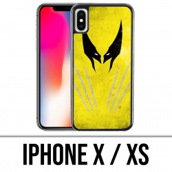 Coque iPhone X / XS - Xmen Wolverine Art Design