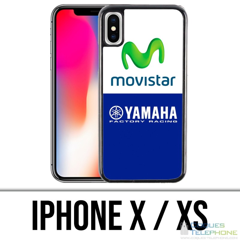 Coque iPhone X / XS - Yamaha Factory Movistar