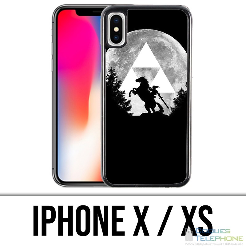 Custodia iPhone X / XS - Zelda Moon Trifoce