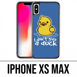 Coque iPhone XS MAX - I Dont Give A Duck