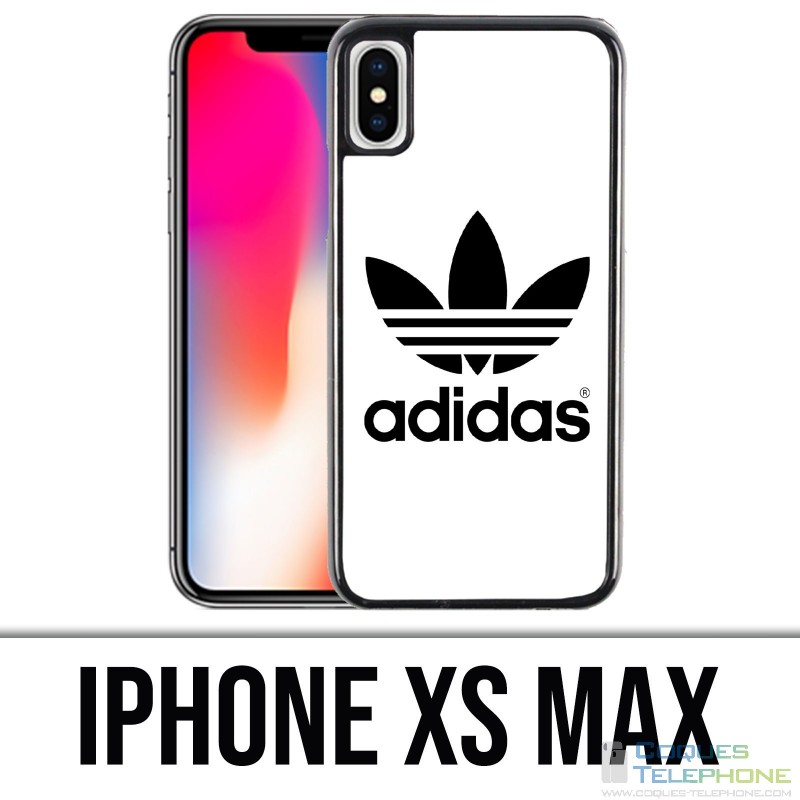 Coque iPhone XS MAX - Adidas Classic Blanc