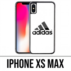 Custodia iPhone XS Max - Logo Adidas bianco