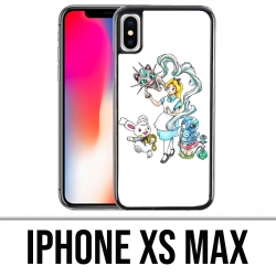 Coque iPhone XS MAX - Alice Au Pays Des Merveilles Pokémon