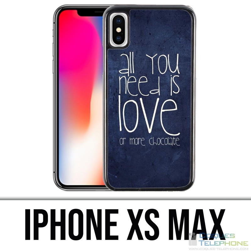 XS Max iPhone Case - All You Need Is Chocolate