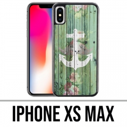 Funda iPhone XS Max - Anchor Marine Wood