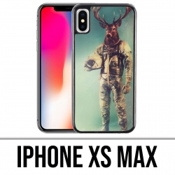 Coque iPhone XS MAX - Animal Astronaute Cerf