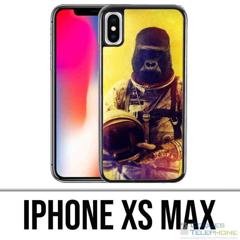 Coque iPhone XS MAX - Animal Astronaute Singe