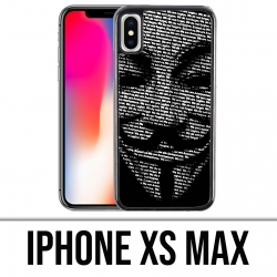 Coque iPhone XS Max - Anonymous 3D