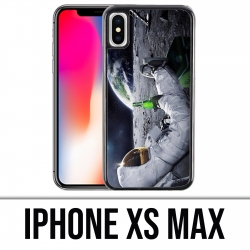 Coque iPhone XS MAX - Astronaute Bière