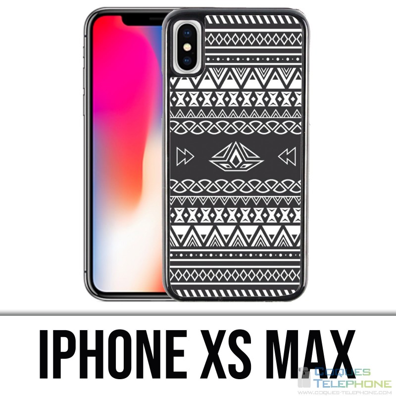 Coque iPhone XS MAX - Azteque Gris