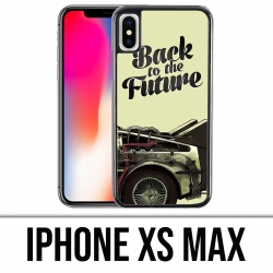 Coque iPhone XS MAX - Back To The Future Delorean