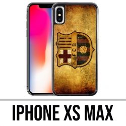 Coque iPhone XS MAX - Barcelone Vintage Football