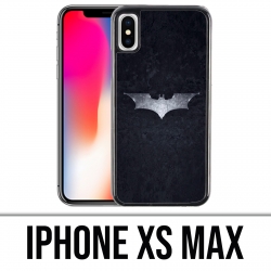 Custodia per iPhone XS Max - Batman Logo Dark Knight