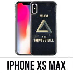 Coque iPhone XS MAX - Believe Impossible