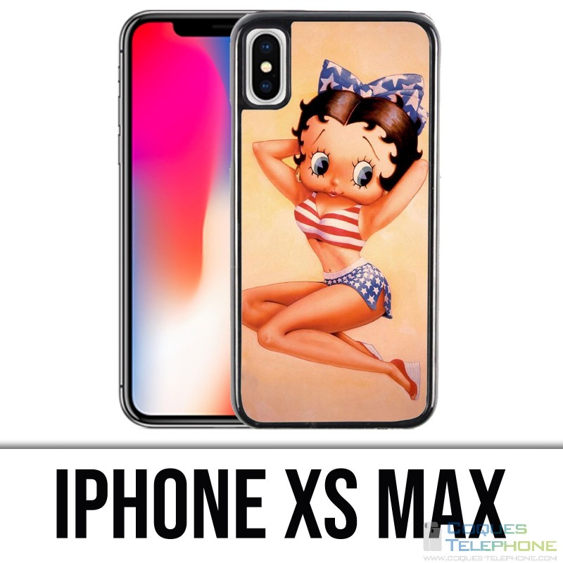 Custodia per iPhone XS Max - Vintage Betty Boop