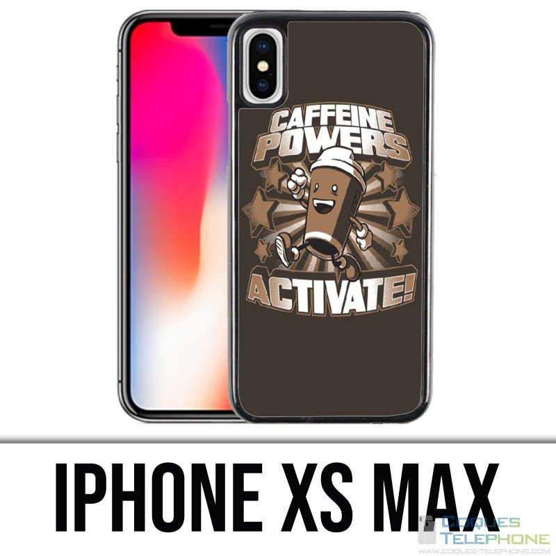 Coque iPhone XS Max - Cafeine Power