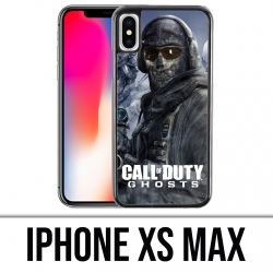 XS maximaler iPhone Fall - Anruf des Aufgabe-Geist-Logos