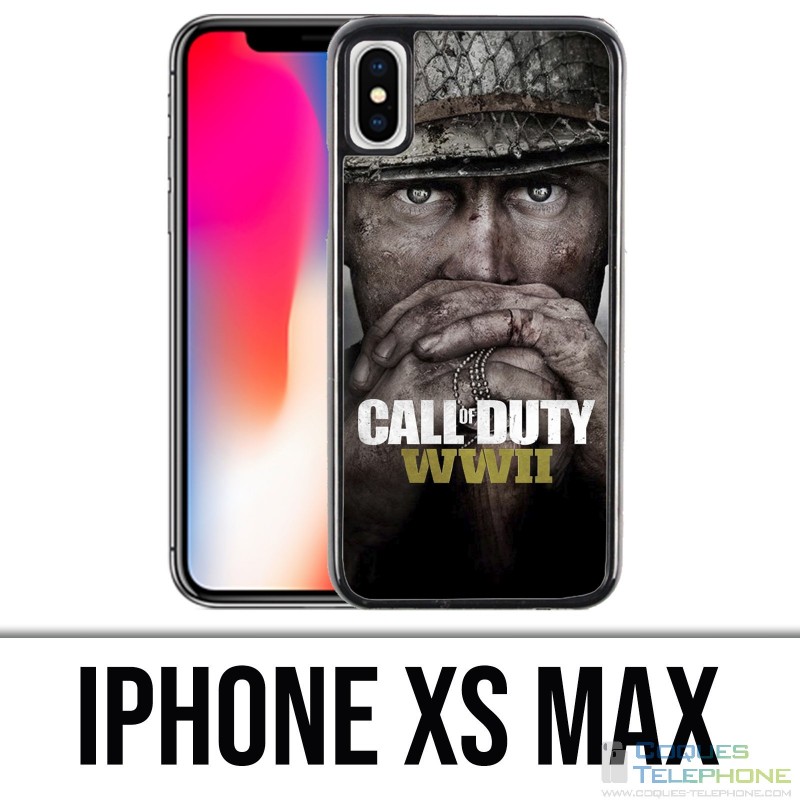 Coque iPhone XS MAX - Call Of Duty Ww2 Soldats