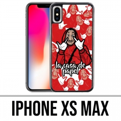 Custodia per iPhone XS Max - Casa De Papel Cartoon