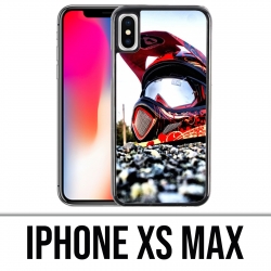 Coque iPhone XS MAX - Casque Moto Cross