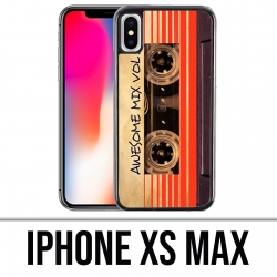 Coque iPhone XS Max - Cassette Audio Vintage Gardiens De La Galaxie