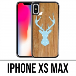 Custodia per iPhone XS Max - Cervo di legno