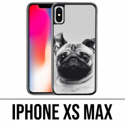 Custodia per iPhone XS Max - Dog Pug Ears