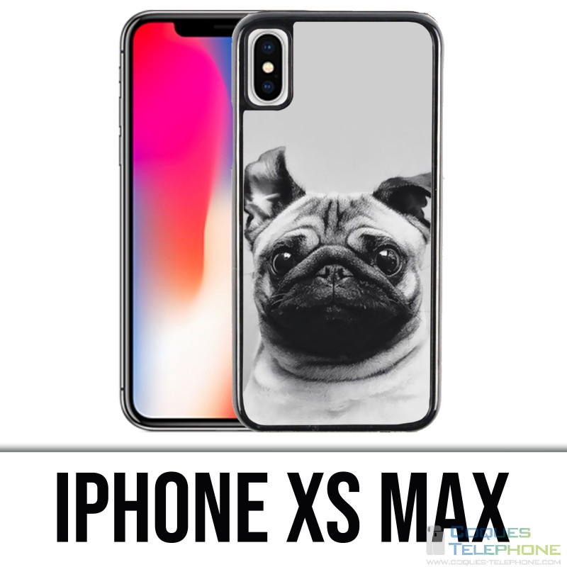 IPhone Schutzhülle XS Max - Dog Pug Ears