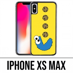 Coque iPhone XS Max - Cookie Monster Pacman
