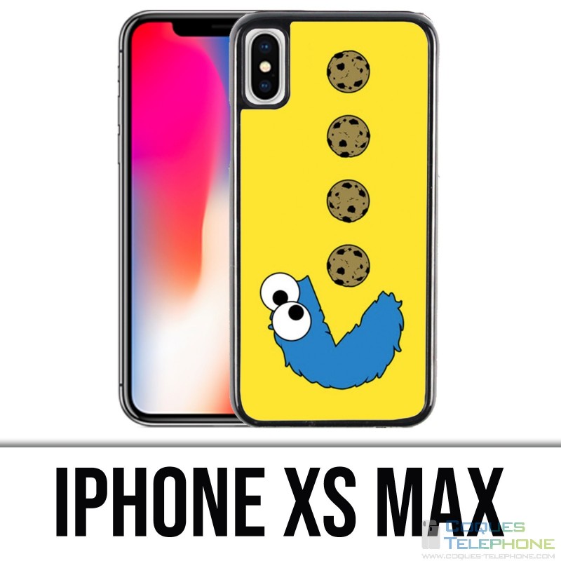Coque iPhone XS Max - Cookie Monster Pacman