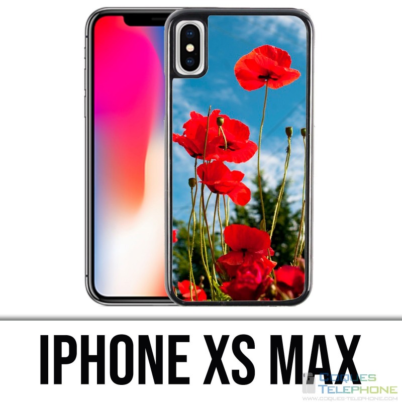 Coque iPhone XS Max - Coquelicots 1