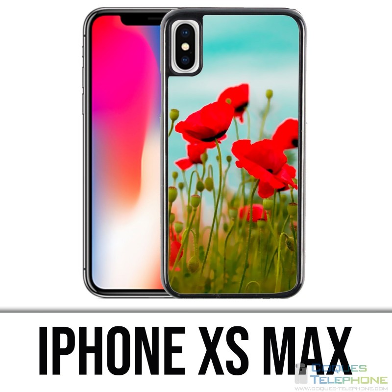 Coque iPhone XS Max - Coquelicots 2