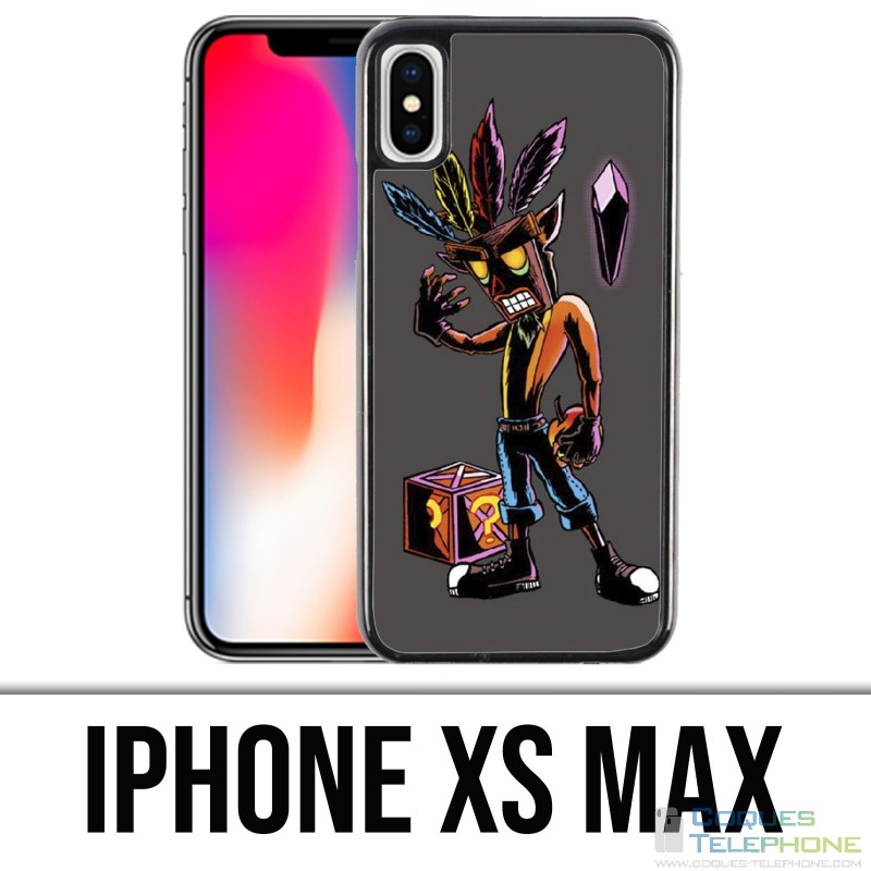 Coque iPhone XS MAX - Crash Bandicoot Masque
