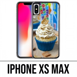 Coque iPhone XS Max - Cupcake Bleu