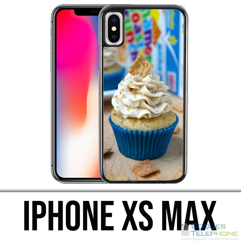 XS Max iPhone Hülle - Blauer Cupcake