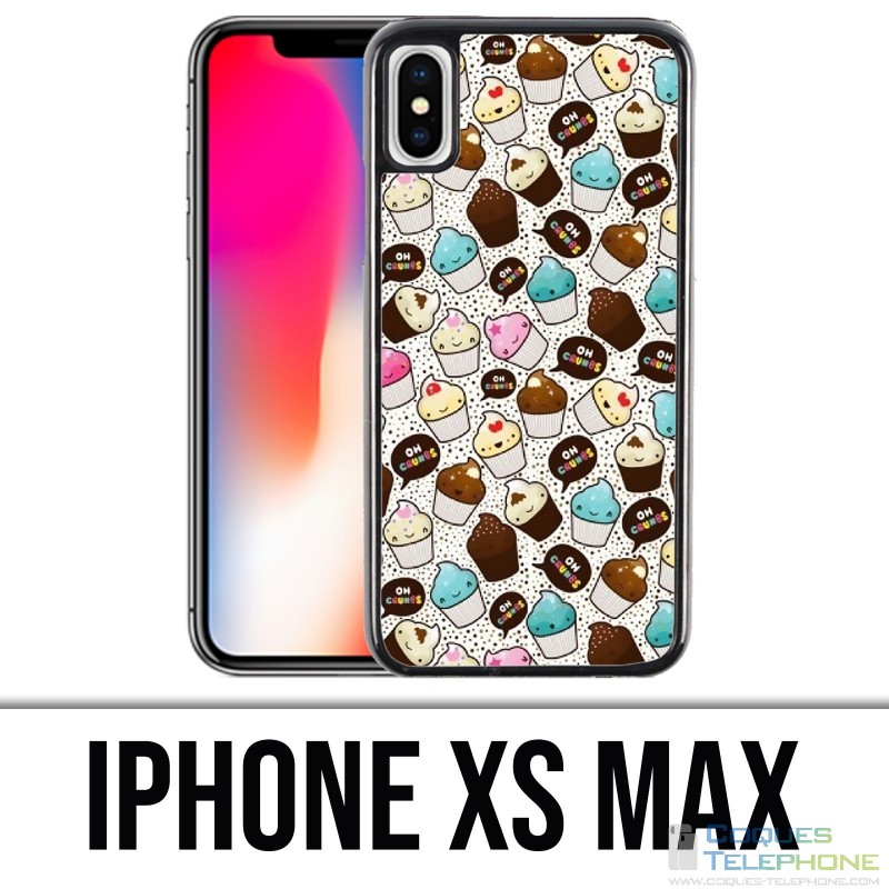 Coque iPhone XS Max - Cupcake Kawaii