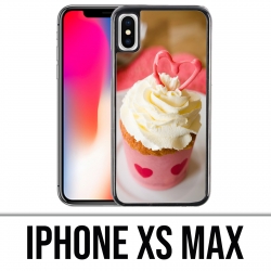 Coque iPhone XS Max - Cupcake Rose
