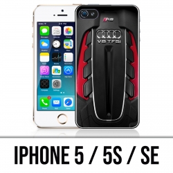 Custodia per iPhone 5 / 5S / SE - motore Audi V8 2