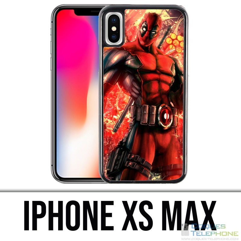 Coque iPhone XS MAX - Deadpool Comic