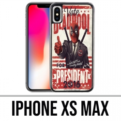 Coque iPhone XS MAX - Deadpool Président