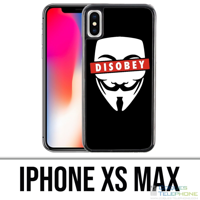Custodia per iPhone XS Max - Disobbedire anonimo