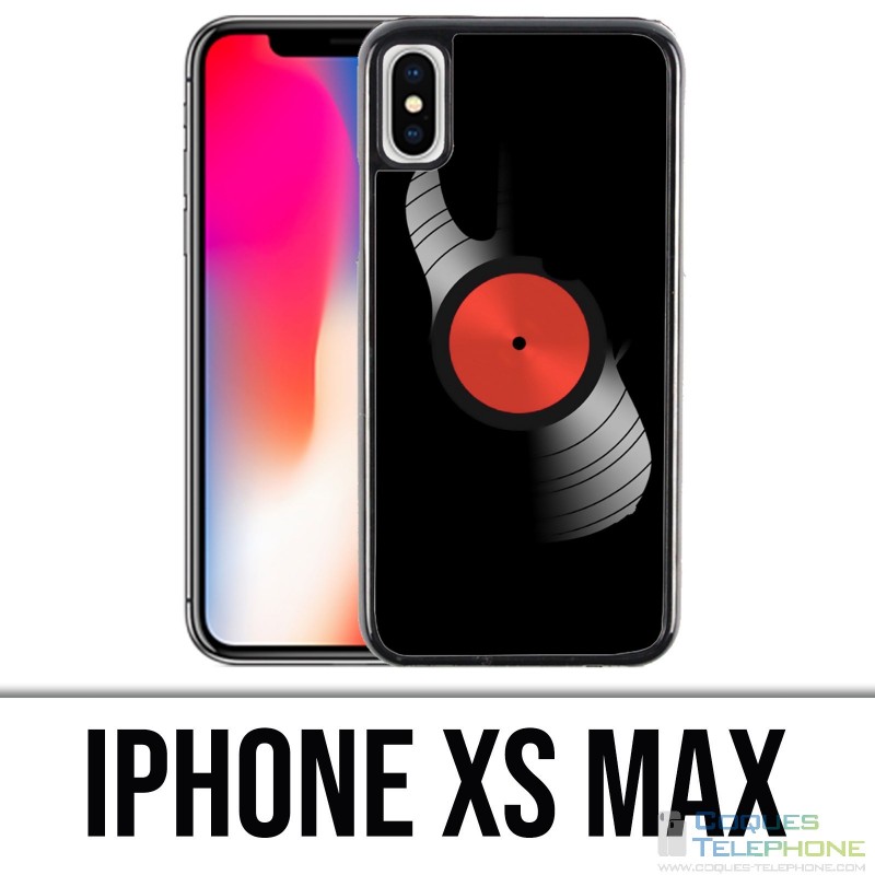Coque iPhone XS Max - Disque Vinyle