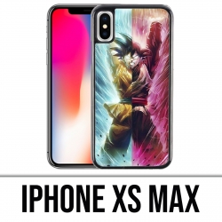 Coque iPhone XS MAX - Dragon Ball Black Goku Cartoon