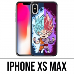 Custodia per iPhone XS Max - Dragon Ball Black Goku
