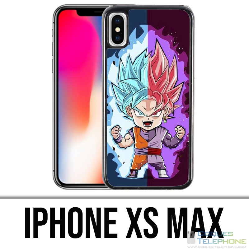 Custodia per iPhone XS Max - Dragon Ball Black Goku