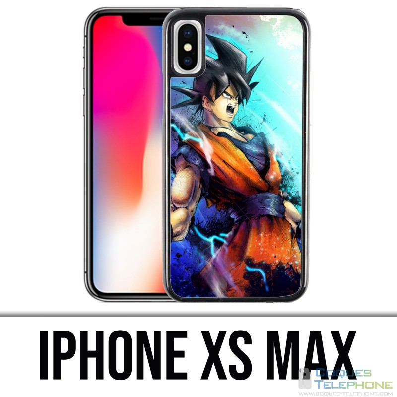 Coque iPhone XS MAX - Dragon Ball Goku Couleur