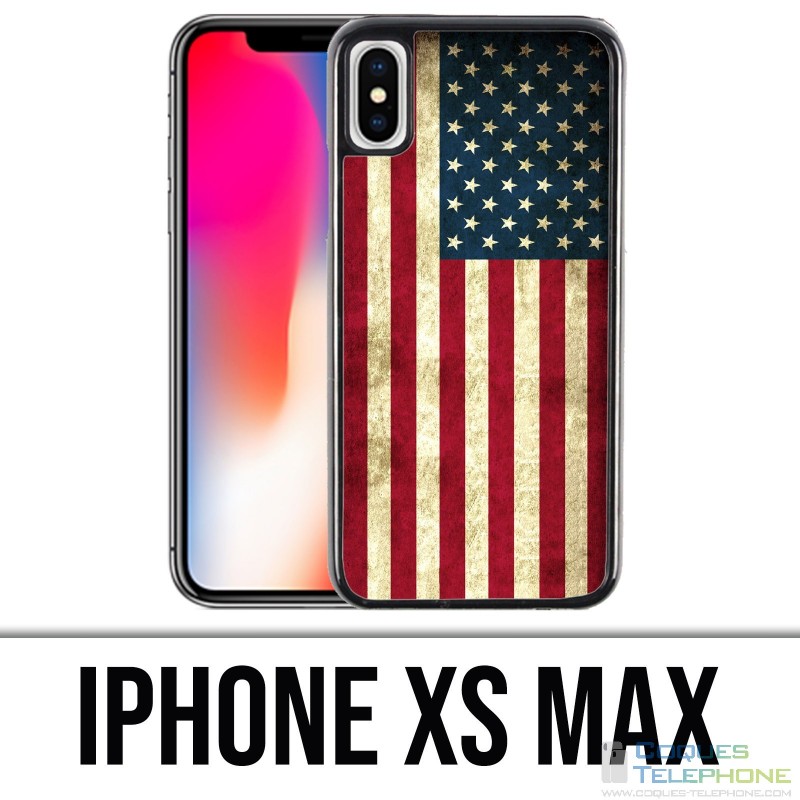 Custodia iPhone XS Max - Bandiera USA