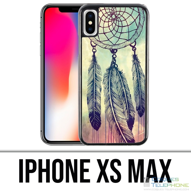 Coque iPhone XS MAX - Dreamcatcher Plumes