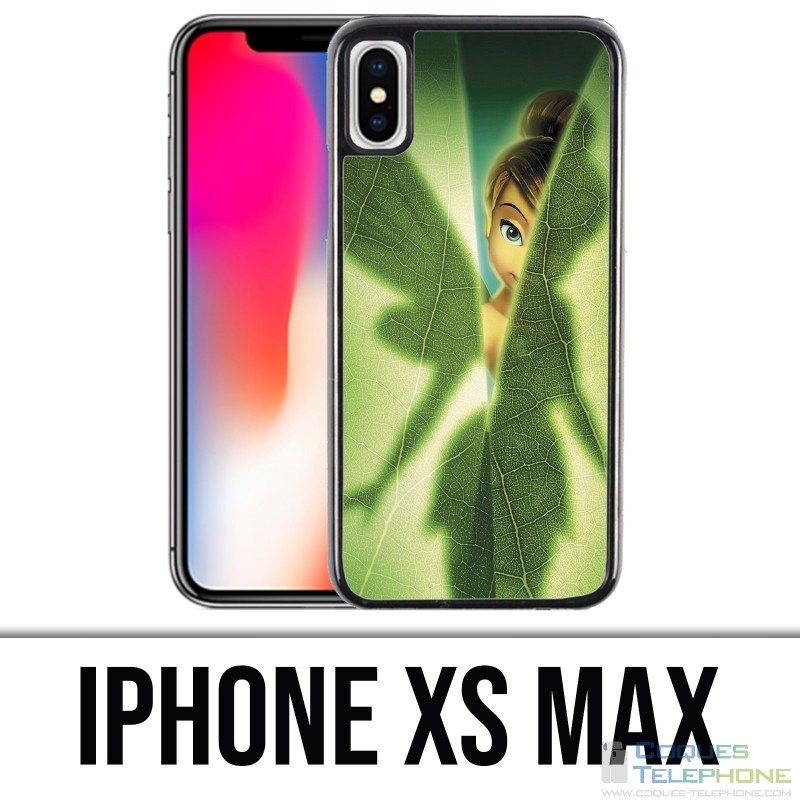 Coque iPhone XS MAX - Fée Clochette Feuille