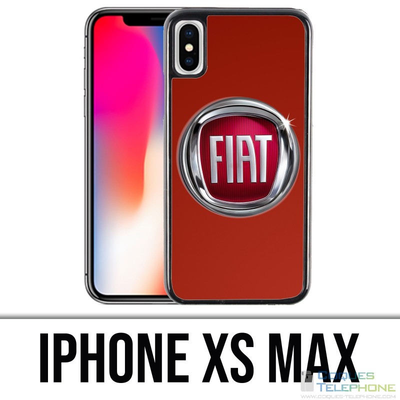 Custodia per iPhone XS Max - Logo Fiat